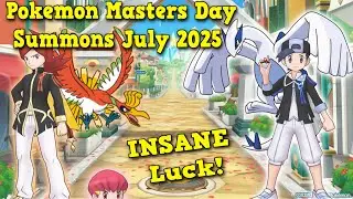 INSANE ARC SUIT LUCK! Pokemon Masters Day Summons | Pokemon Masters EX
