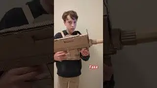 cardboard scar h attachments #viral#cardboardgun #cardboard army