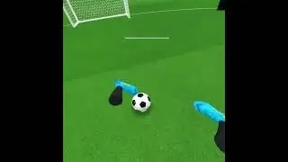 Playing football/soccer in VR : episode 1