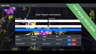 Part-2 | Bootstrap, code format, phpmyadmin, database connection | PHP MySql CRUD For Beginner 2020