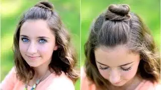 DIY Half-Up Bun | Easy Hairstyles