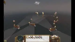 Empire: Total War - Naval Battle - Britain vs Pirates - HD (Part 3 of 3)