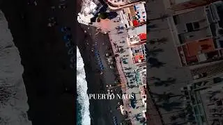 Этот пляж с черным песком на Канарских островах просто потрясающий 🌊 Пуэрто-Наос #ЛаПальма #канар...