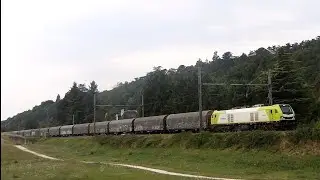 Lungo TRENO MERCI in transito a LANGEAIS! 🇫🇷 Long TRAIN DE MARCHANDISES passant par LANGEAIS! 🇫🇷
