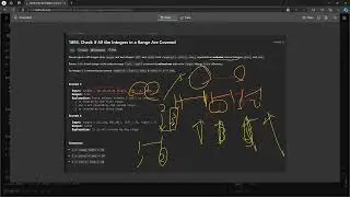 #LeetCode 1893 | Check if All the Integers in a Range Are Covered #Java