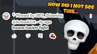 How Did I Not See This Comment… @ActualECR