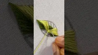 Super splendid leaf embroidery|#shortvideo |#shorts |#embroidery |#kadhai