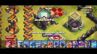 Summer's attacks #9 Judo Sloth Challenge |Clash Of Clans Romania