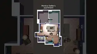 ICONIC and cult Monica Geller&rsquo;s apartment from FRIENDS 🛋️💜