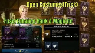 Darkness Rises Tips and Tricks: Open Costumes(Trick) & Fusing/Enhancing Magicite