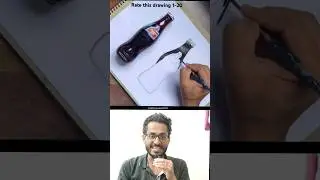 Cold drink drawing Challenge #shorts