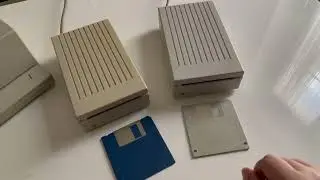 Apple IIGS 1 44MB Superdrive and Apple 3.5 disk card from Ultimate Micro