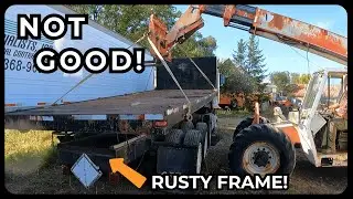 Restoring My DREAM Cabover Semi  - Pt 1 - Flatbed Removal and More!