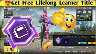 Tricks To Complete Lifelong Learner Achievement In Bgmi | #bgmi #pubgmobile 