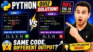 🔥 Same Code, Different Output? Python Explained | LearncomputerwithRCS