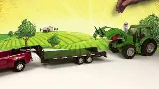 Flatbed Trailer | Toy Trailer | Farm & Ranch Toy | Big Country Toys