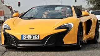 McLaren 650S Spider - hard acceleration (+ little slalom fail)