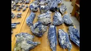 Millionen Jahre alte Cyanit Mineralien