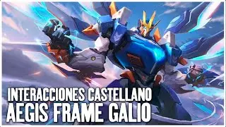 AEGIS FRAME GALIO | VOCES E INTERACCIONES ESPECIALES [AUDIO ESPA&Ntilde;OL] *SKIN LEGENDARIA* | LOL