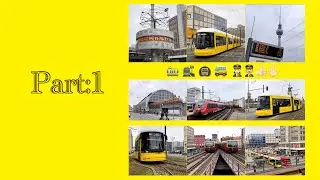 Public transport, regional transport and long-distance transport in Berlin / Part: 1 / Germany, 2019