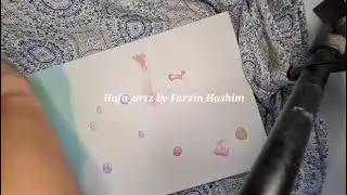 Easy acrylic background painting