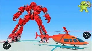 Us Police Car Transform Robot War Rescue 2020 #1 - Android Gameplay