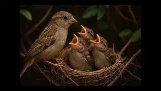 The Mother Sparrow and Her Borrowed Nest - A Fable