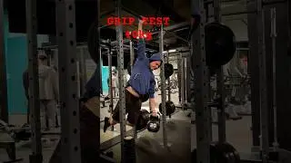 testing grip strength 40kg single hand dead hang #grip #gripstrength #griptraining