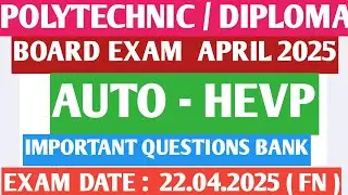 AUTO 4021610 HYBRID ELECTRIC VEHICLES POLICY IMPORTANT QUESTIONS BANK | NSK UPDATES BOARD EXAM 2025