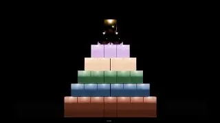 Self Building Pyramid Blender Animation Demo