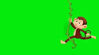 Animated green screen Monkey- 4🐵🐒| No copyright | Animation World