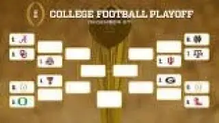 NCAA college football playoff bracket reveal reaction $uga1994 #collegefootball
