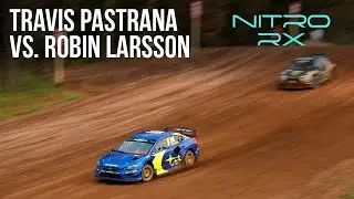 Travis Pastrana vs. Robin Larsson | Nitro Rallycross Battle Bracket Round 2 Day 1