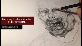 Drawing TheWalkingDead/Zombie/Tutorial/with just a pencil