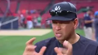 Alex Rodriguez on his 