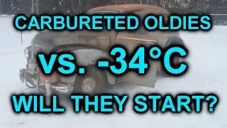 EXTREME CARBURETOR COLD START compilation | -35*C | s.2 ep.15 | заводим карбюратор в мороз -35