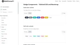Additional UI | Badge | Bootstrap and Tailwind CSS