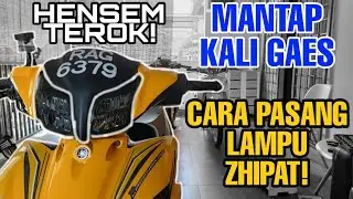 #769 CARA PASANG LAMPU ZHIPAT SRL115FI | LAGENDA! | PADU GAES!