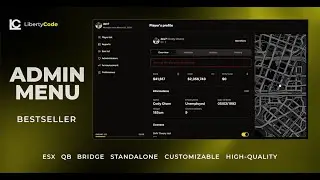 lc_adminmenu &mdash; скрипт меню администратора FiveM, ESX/QB/STANDALONE, простой в установке и настройке