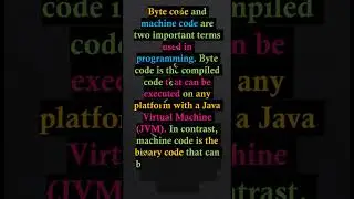 What is difference between machine code and bytecode in Java #youtube #shortsvideo #softwaretesting