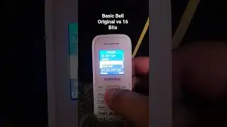Original vs 16 Bits Ringtone - Basic Bell