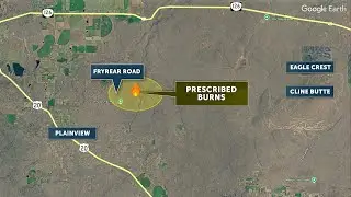 BLM conducting pile burning this week on Cline Buttes west of Redmond