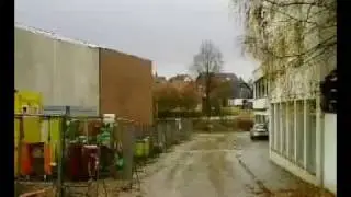 Bad M&uuml;nder - Bahnhofstrasse - 2009 vor dem Umbau mit altem Kiosk - Video in SD