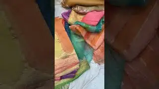 Banarasi Kora Silk Saree Handloom Mahrav with Rangkat Pattern.