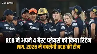 RCB players retention for WPL 2026 | All retained players of RCB in WPL 2026