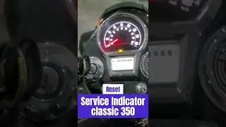 Reset Service indication on classic 350 reborn.