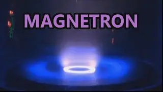 Magnetron ⚡ High Voltage Plasma Discharge ⚡in a Vacuum Chamber