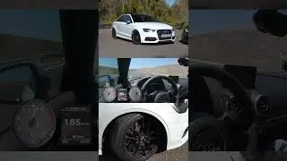 450 HP Audi S3 Sedan Stage 3 / 100-200 km/h acceleration / TTE 525 TURBO