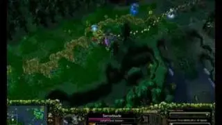 Funny long-range 1st blood DotA kill.