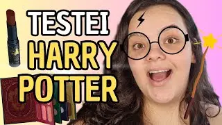 Usei Maquiagens da Linha Harry Potter e Me Surpreendi